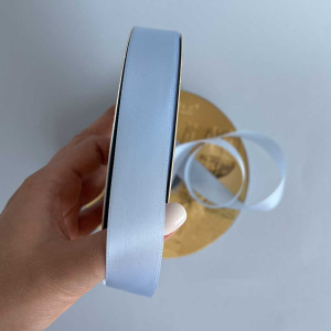 Лента атлас Ding Xin 2.5 см * 90 м - #1071 Голубой. Photo 3